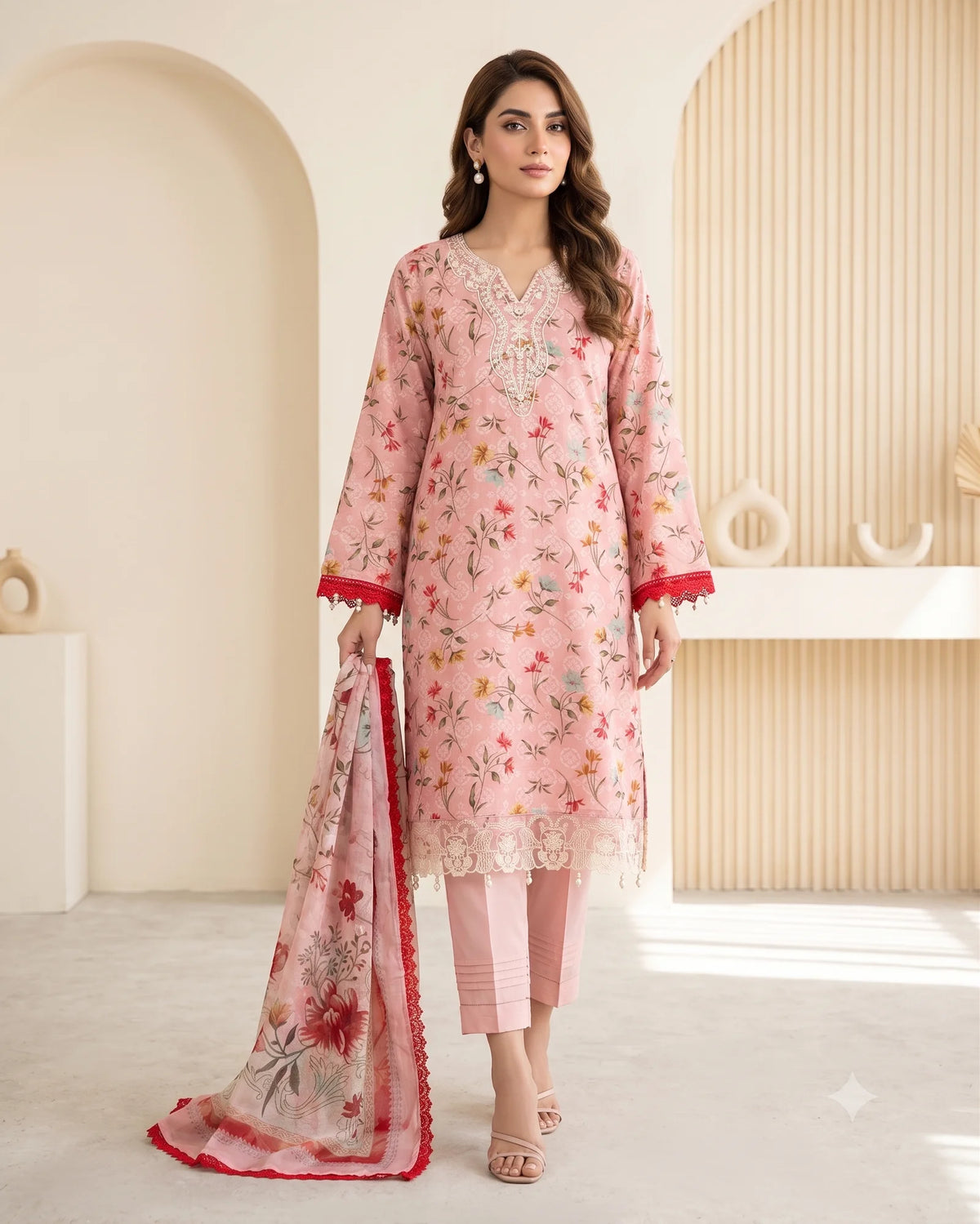 Exclusive Designer Dresses with dupatta & Bottom