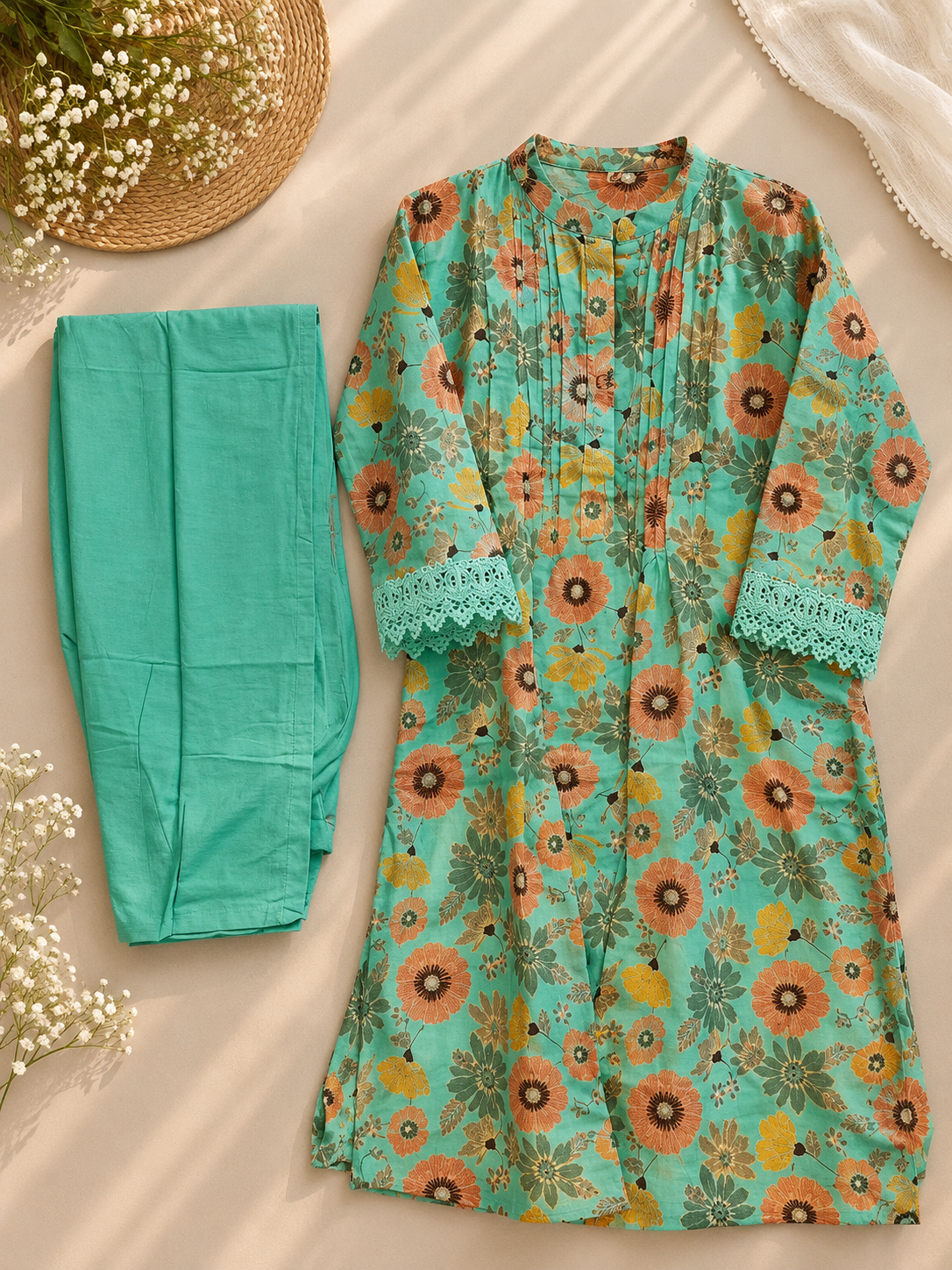 Printed Cotton Co-ord Sets for Women
