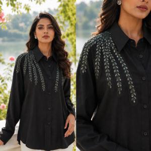 Western Top - Shirts for Women - Black