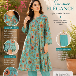 Printed Cotton Co-ord Sets for Women