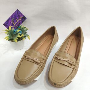 Comfort Luxe Platform Loafers - Beige