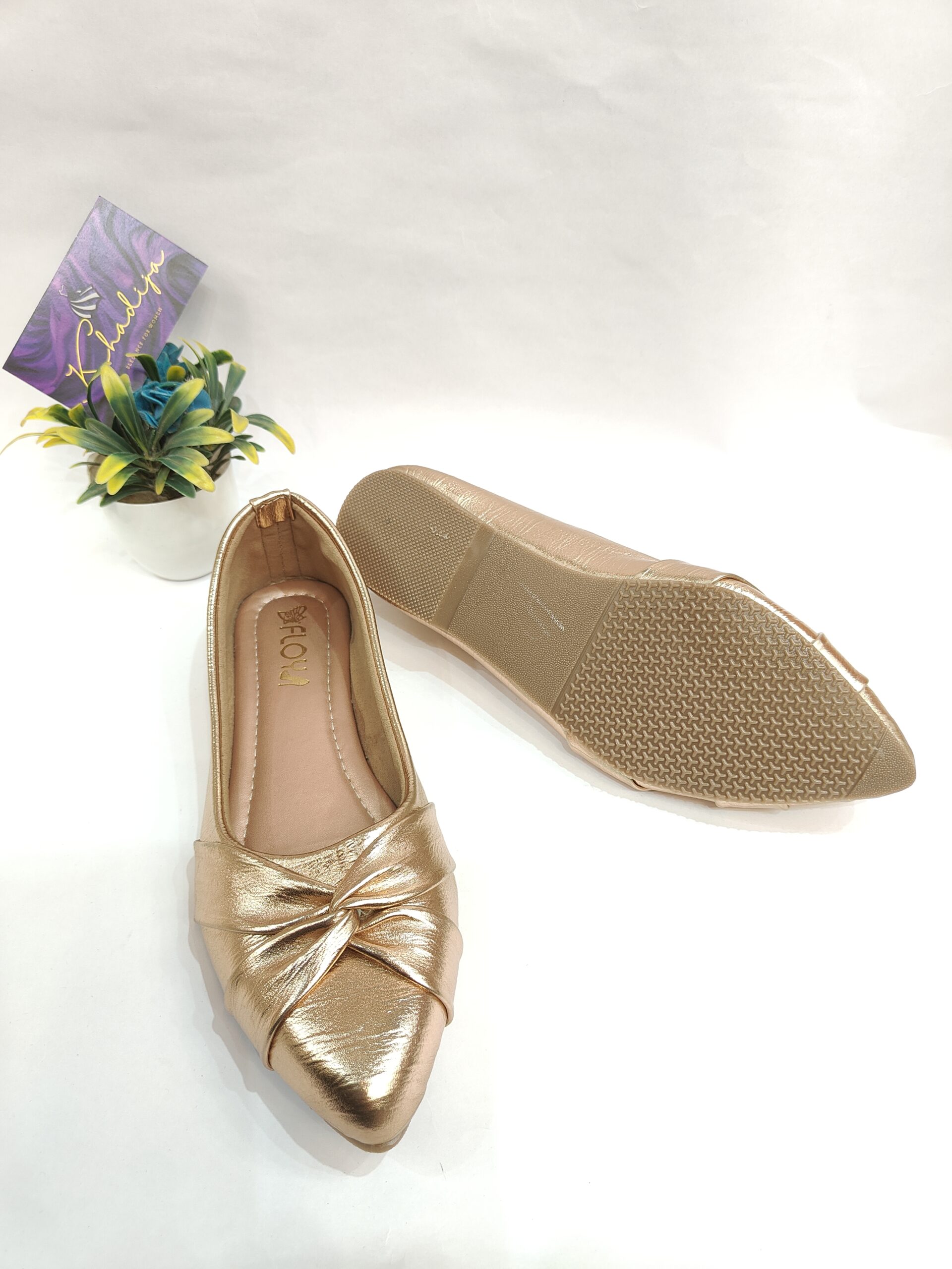 Comfort Luxe Flat Bellies - Rose gold - Image 3